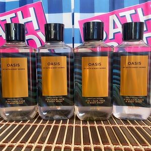 4-Bath&body Works Oasis Men’s collection 3-in-1 hair,face& body wash